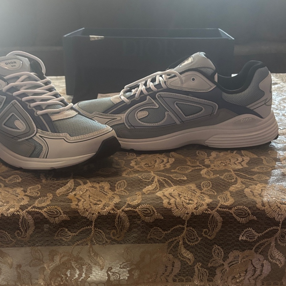 Men Authentic Dior Navy and Gray Sneakers. Accepting All Offers